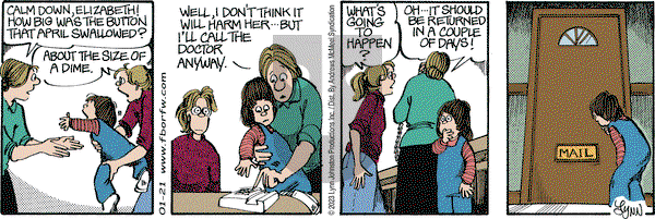 For Better or For Worse - Saturday January 21, 2023 Comic Strip
