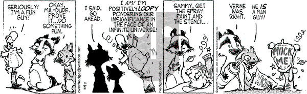 Over the Hedge on Wednesday November 2, 2005 Comic Strip