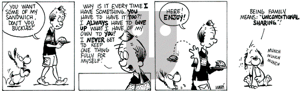 Buckles on Monday July 21, 2025 Comic Strip