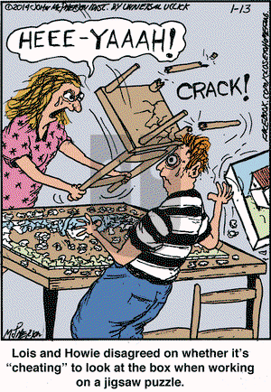 Close to Home on Monday January 13, 2014 Comic Strip