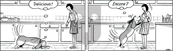 Fred Basset on Tuesday July 8, 2003 Comic Strip