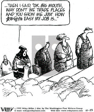 Non Sequitur on Wednesday January 12, 2000 Comic Strip