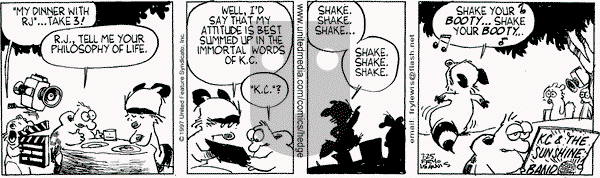 Over the Hedge on Friday July 25, 1997 Comic Strip