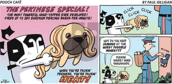 Pooch Cafe on Sunday September 30, 2012 Comic Strip
