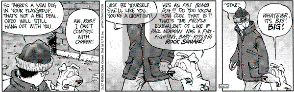 Get Fuzzy on Wednesday February 27, 2002 Comic Strip