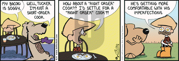 DeFlocked on Monday September 4, 2017 Comic Strip