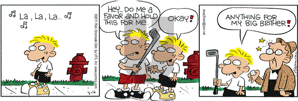 Soup to Nutz - Old on Wednesday March 16, 2011 Comic Strip