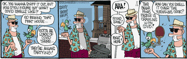 Monty on Thursday November 12, 2020 Comic Strip