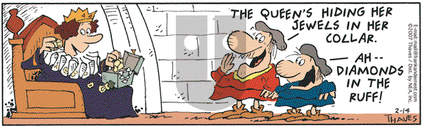 Frank and Ernest on Wednesday February 14, 2007 Comic Strip