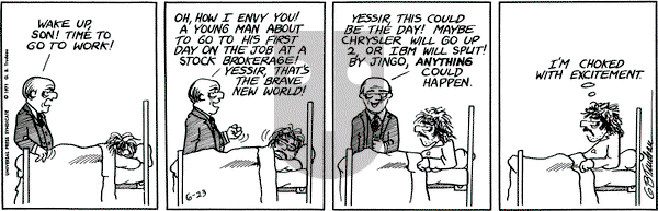 Doonesbury on Wednesday June 23, 1971 Comic Strip