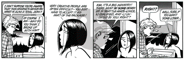 Doonesbury on Thursday June 5, 1997 Comic Strip