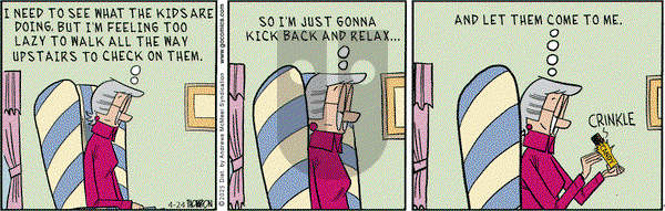 Grand Avenue on Thursday April 24, 2025 Comic Strip
