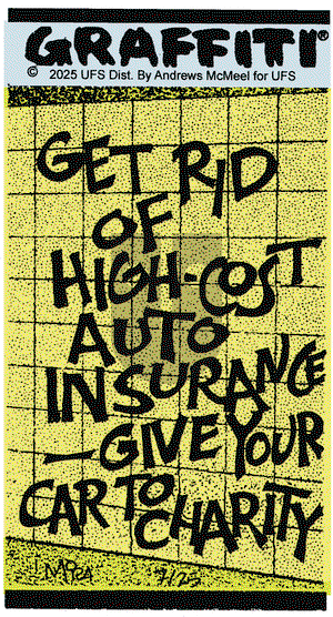 Graffiti on Friday July 25, 2025 Comic Strip