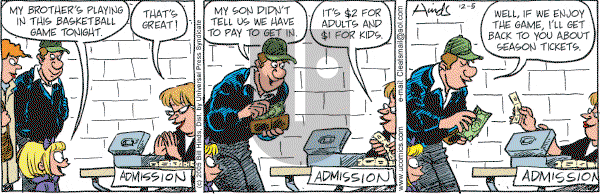 Cleats - Monday December 5, 2005 Comic Strip