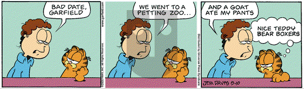 Garfield - Tuesday May 10, 2005 Comic Strip