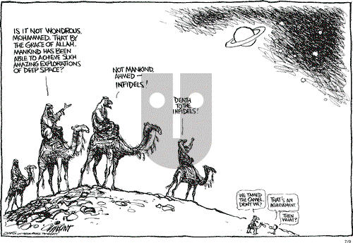 Pat Oliphant on Friday July 9, 2004 Comic Strip