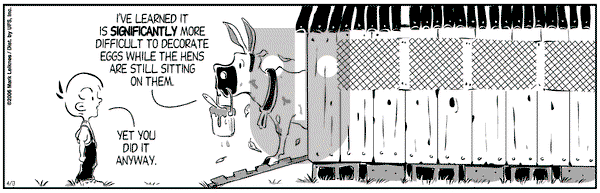 Cow and Boy Classics on Thursday April 13, 2006 Comic Strip