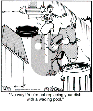 Marmaduke on Tuesday April 29, 2003 Comic Strip