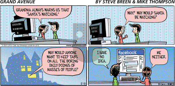 Grand Avenue on Sunday December 18, 2011 Comic Strip
