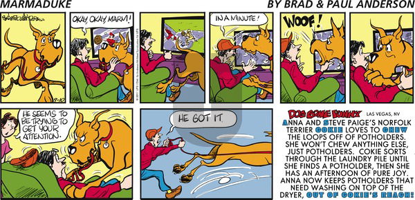 Marmaduke on Sunday September 10, 2017 Comic Strip