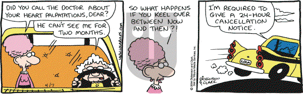 Lola on Wednesday April 7, 2004 Comic Strip