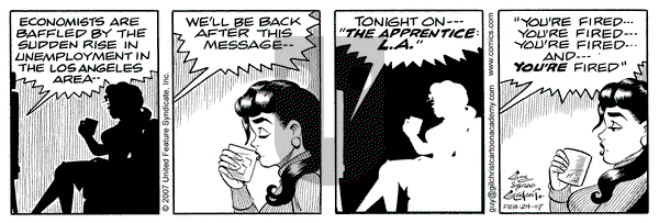 Nancy on Saturday February 24, 2007 Comic Strip