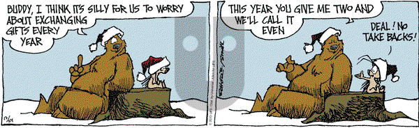 The Grizzwells on Tuesday December 24, 2013 Comic Strip
