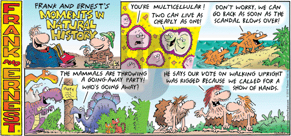 Frank and Ernest on Sunday January 31, 2010 Comic Strip