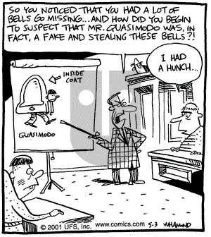 Reality Check on Thursday May 3, 2001 Comic Strip