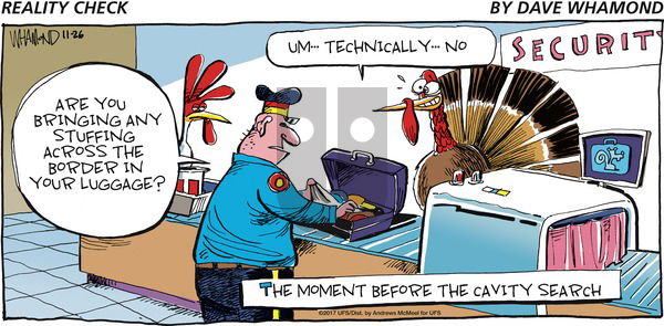 Reality Check on Sunday November 26, 2017 Comic Strip