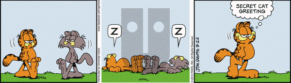 Garfield on Saturday September 22, 2012 Comic Strip