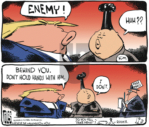 Tom Toles on Friday June 15, 2018 Comic Strip