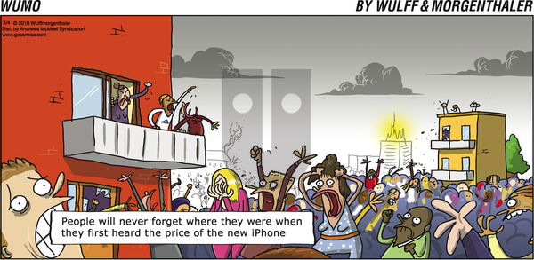 WuMo on Sunday March 4, 2018 Comic Strip