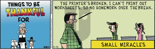 Grand Avenue on Monday November 25, 2019 Comic Strip