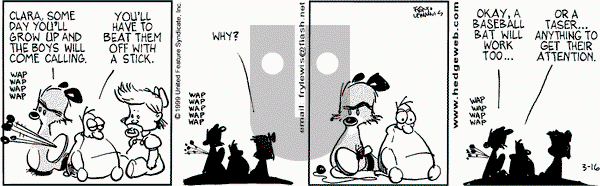 Over the Hedge on Tuesday March 16, 1999 Comic Strip