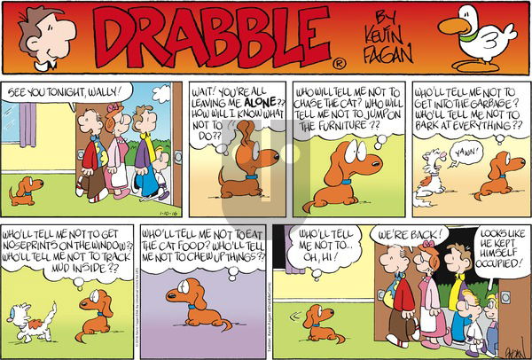Drabble on Sunday January 10, 2016 Comic Strip