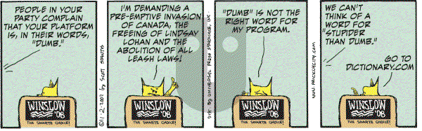 Prickly City on Friday November 2, 2007 Comic Strip