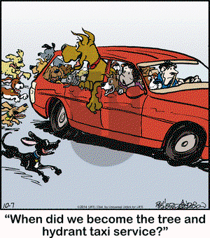 Marmaduke on Tuesday October 7, 2014 Comic Strip