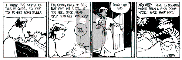 Calvin and Hobbes on Thursday October 13, 1988 Comic Strip