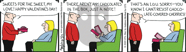 The Born Loser on Friday February 14, 2020 Comic Strip