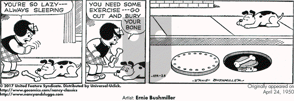 Nancy Classics on Monday April 24, 2017 Comic Strip