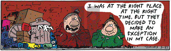 Frank and Ernest on Saturday May 21, 2005 Comic Strip