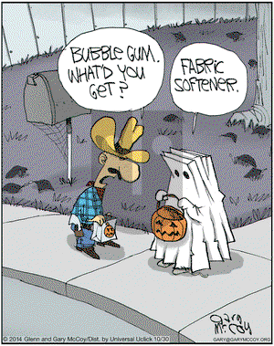 The Flying McCoys on Thursday October 30, 2014 Comic Strip