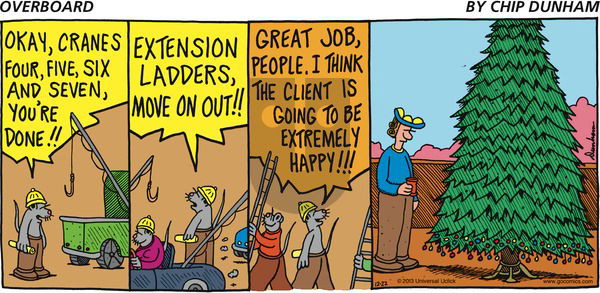 Overboard on Sunday December 22, 2013 Comic Strip