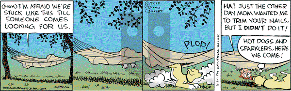 Red and Rover on Saturday July 4, 2015 Comic Strip