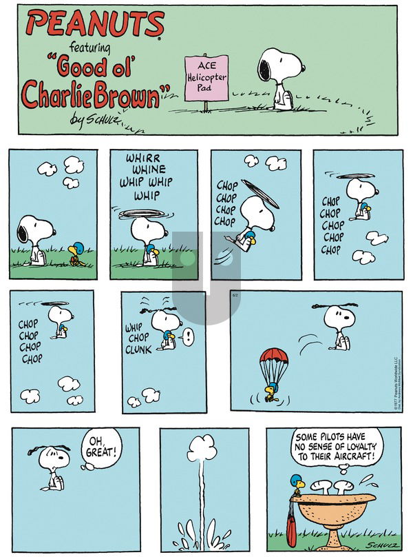 Peanuts - Sunday June 2, 2024 Comic Strip