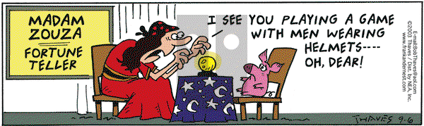Frank and Ernest on Saturday September 6, 2003 Comic Strip