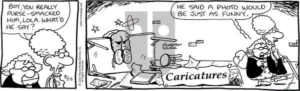 Lola on Thursday August 15, 2002 Comic Strip