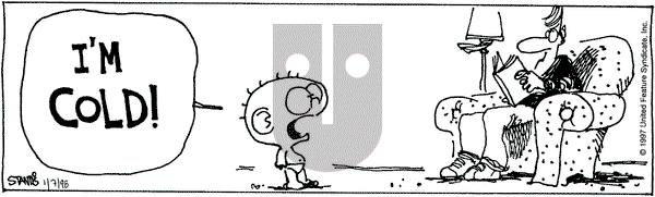 The Buckets on Wednesday January 7, 1998 Comic Strip