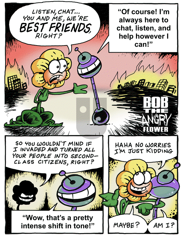 Bob the Angry Flower on Monday January 13, 2025 Comic Strip